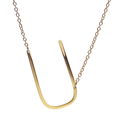 Savvy Cie Jewels 1 18k gold plated necklace