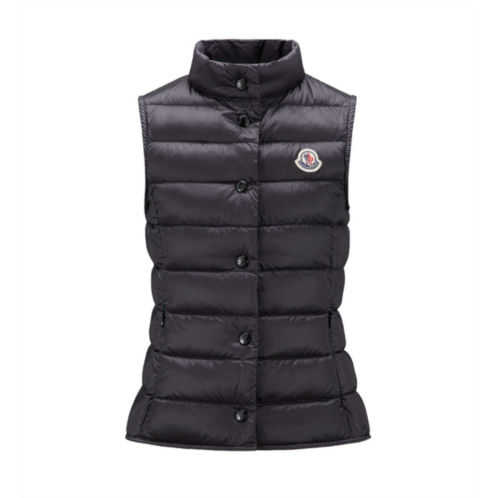 Moncler black liane padded down gilet