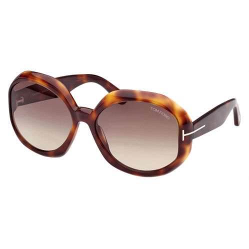 Tom Ford georgia-02 w ft1011 52b oval sunglasses