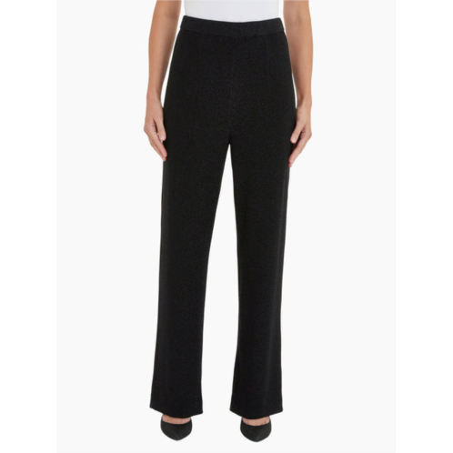 Misook sparkle pull-on wide leg pant