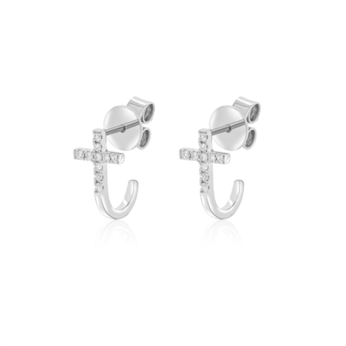 Diana M. diamond earrings