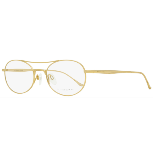 Donna Karan womens oval eyeglasses do1001 717 gold 51mm