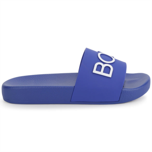 BOSS blue logo sliders