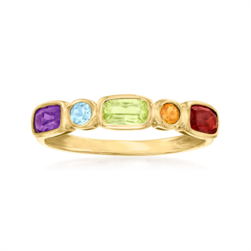 Ross-Simons multi-gemstone ring in 14kt yellow gold