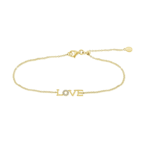 Sabrina Designs 14k gold & diamond bracelet