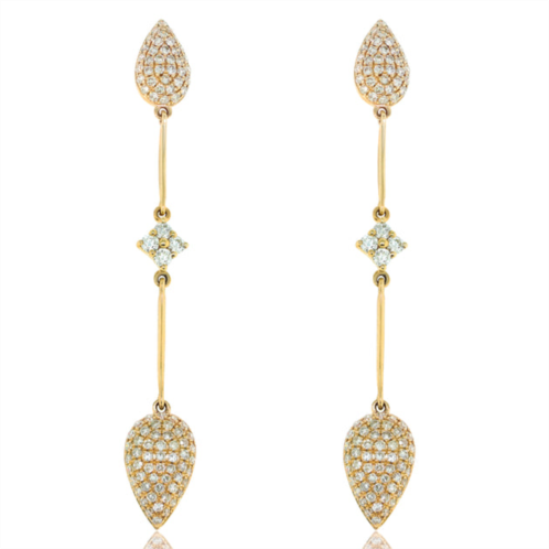 Diana M. diamond earrings