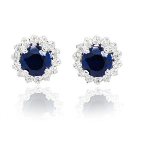 Diana M. diamond earrings