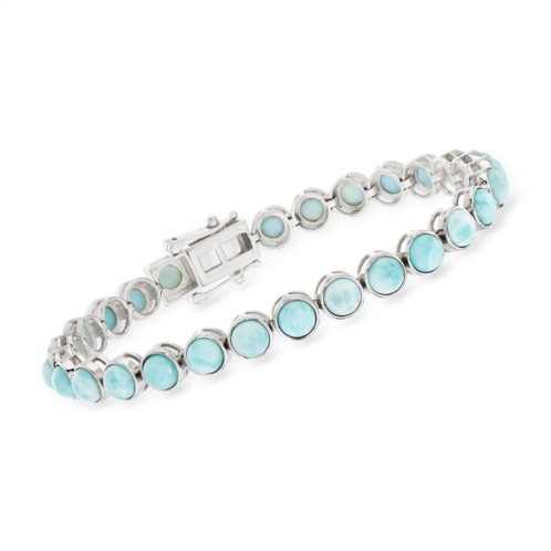 Ross-Simons 5mm larimar tennis bracelet in sterling silver