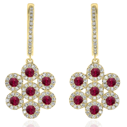 Diana M. diamond earrings