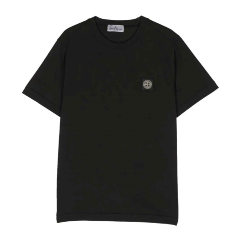 Stone Island black logo t-shirt