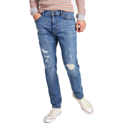 Sun + Stone clarence mens denim medium wash skinny jeans