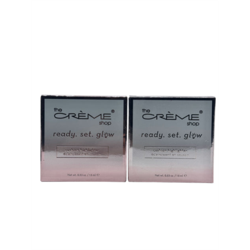 Creme Shop the crme shop ready set glow cushion highlighter pink glow 0.53 oz set of 2