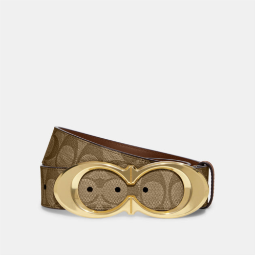 Coach Outlet signature buckle belt, 25 mm