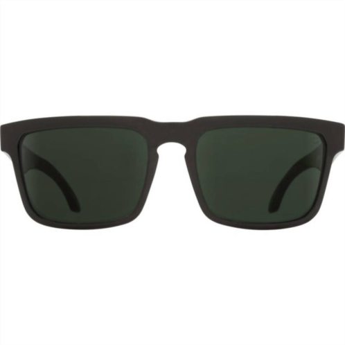 SPY mens helm sosi sunglasses in black/grey green