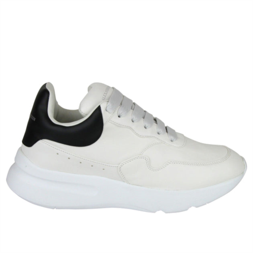 Alexander McQueen mens ivory / / leather platform sneakers