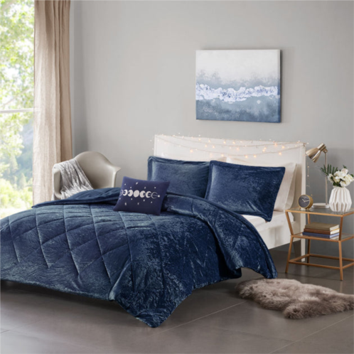 Simplie Fun felicia velvet comforter set