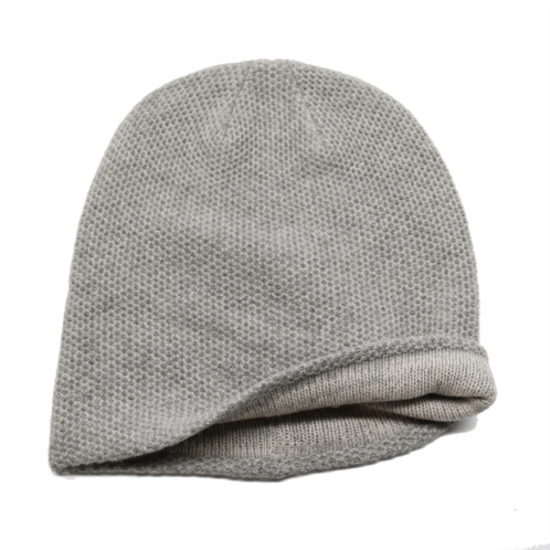 PORTOLANO cashmere reversible slouchy hat