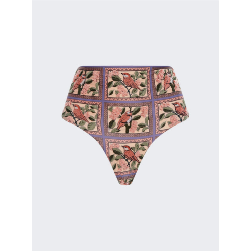 Agua by Agua Bendita magenta bikini bottom