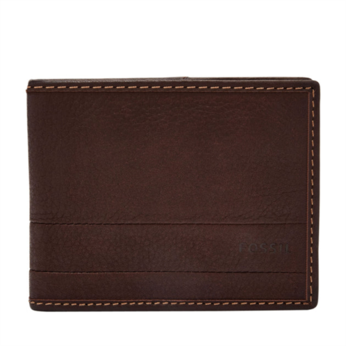 Fossil mens lufkin leather bifold