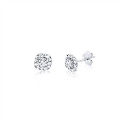 Diana M. diamond earrings