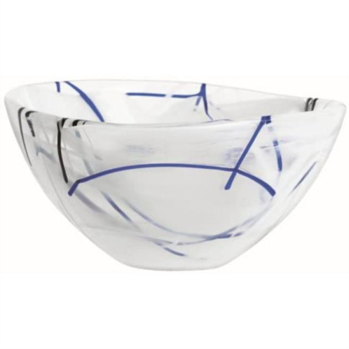 Kosta Boda contrast bowl (white, small)