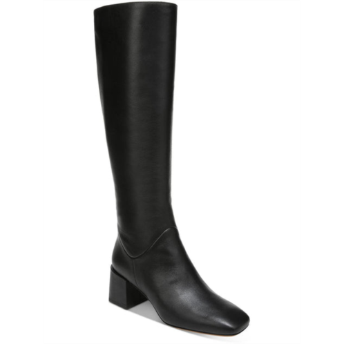 Vince kendra womens leather square toe knee-high boots