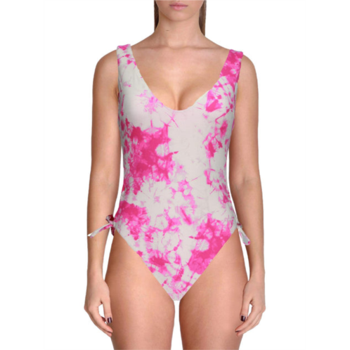 Dolce Vita womens side tie tassel one-piece swimsuit