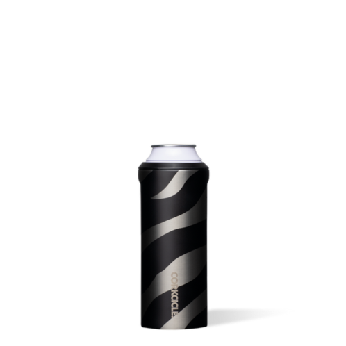 CORKCICLE slim luxe zebra can cooler