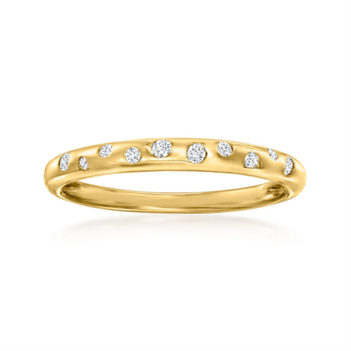 RS Pure ross-simons diamond spotted ring in 14kt yellow gold