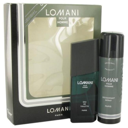 Lomani 418269 gift set - 3.4 oz eau de toilette spray plus 6.7 oz deodorant spray