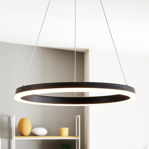 JONATHAN Y circulo 34.88 modern bohemian iron integrated led pendant