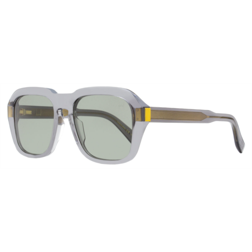 Dunhill mens caine sunglasses du0001o 005 transparent gray 54mm