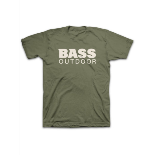 BASS OUTDOOR mens jersey crewneck t-shirt