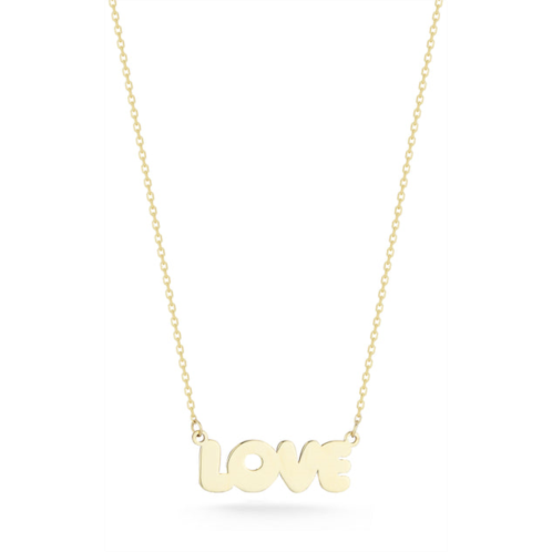 Ember Fine Jewelry 14k gold love necklace