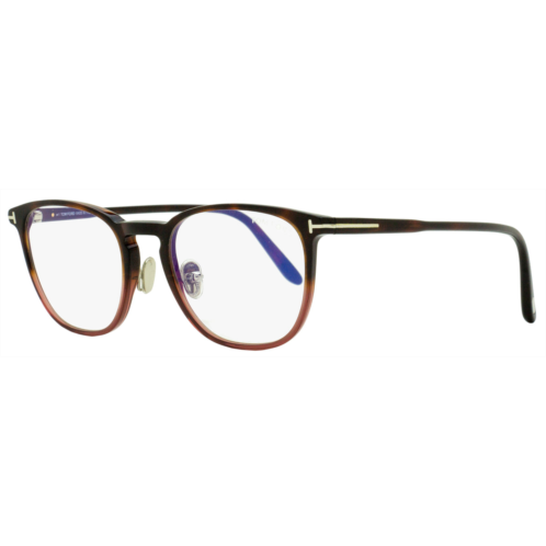 Tom Ford mens blue block eyeglasses tf5700b 054 havana/burgundy 52mm