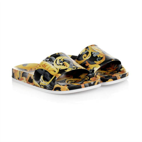 Versace baroccoflage kids print slides