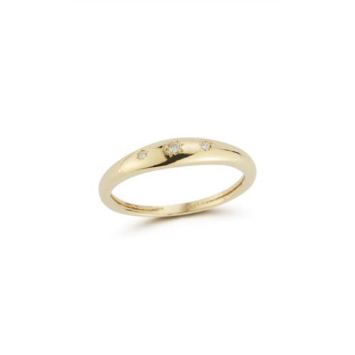 Ember Fine Jewelry 14k gold & diamond dome ring