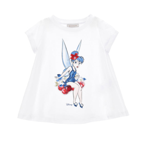 Monnalisa white tinker bell t-shirt