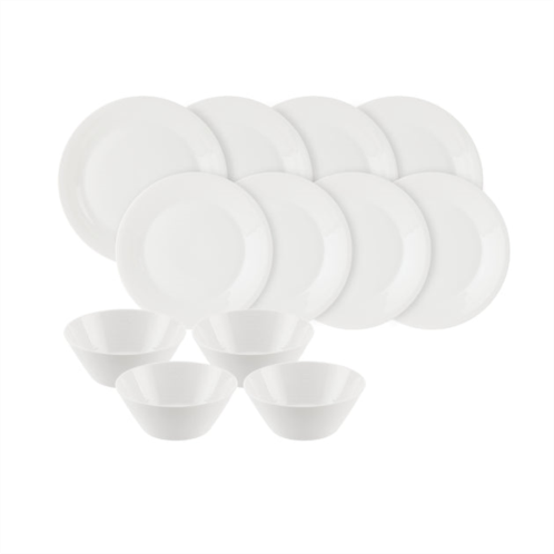 Royal Doulton 1815 pure dinnerware set white, 12 piece set