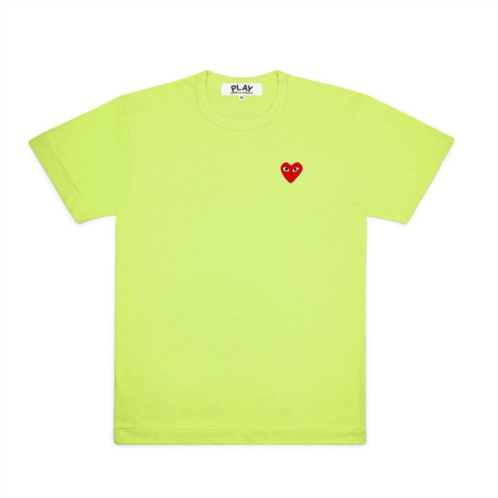 Comme Des Garcon green mini heart t-shirt