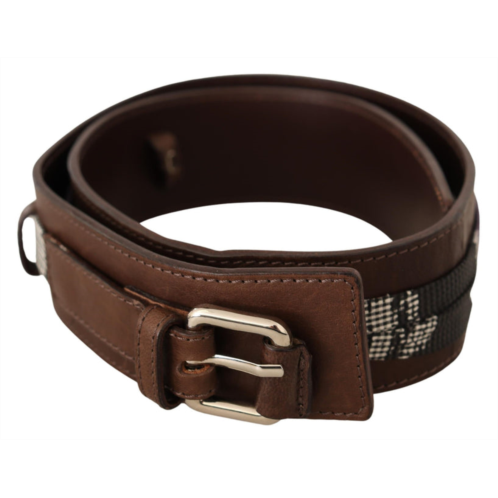 Costume National leather buckle womens belt