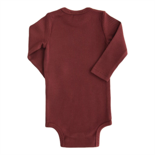 BANBLU red rust ls modal bodysuit