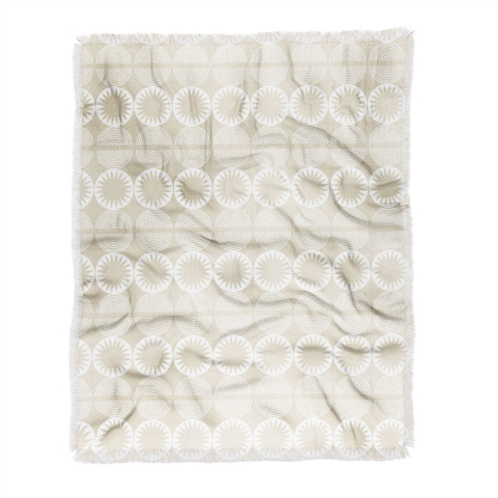 Deny Designs iveta abolina sun and arches neutral throw blanket