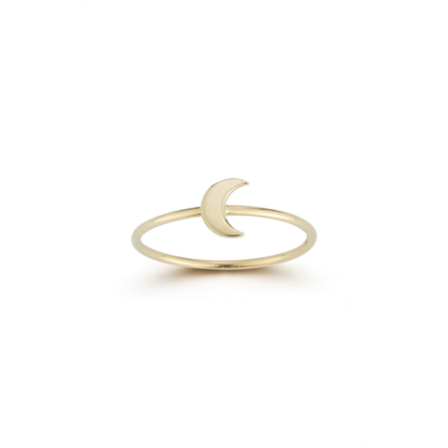 Ember Fine Jewelry 14k gold moon ring