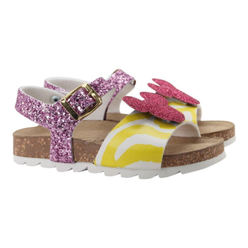 Master of Arts magenta minnie motif sandals