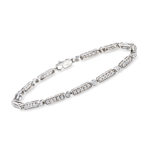 Ross-Simons diamond tennis bracelet in sterling silver