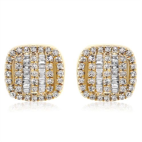 Diana M. diamond earrings