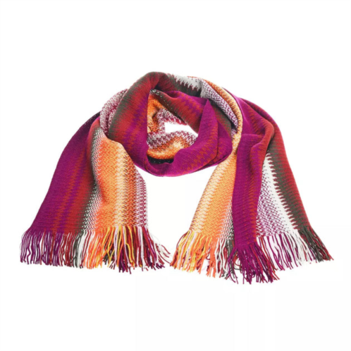 Missoni ssoni multi wool mens scarf