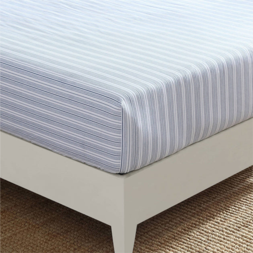 Nautica beaux striped blue twin fitted sheet