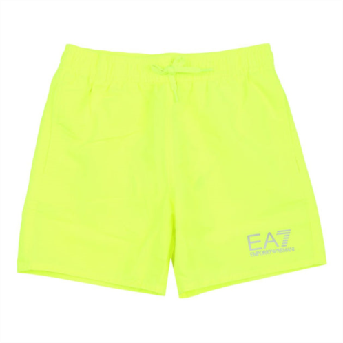 Armani EA7 light yellow swim shorts